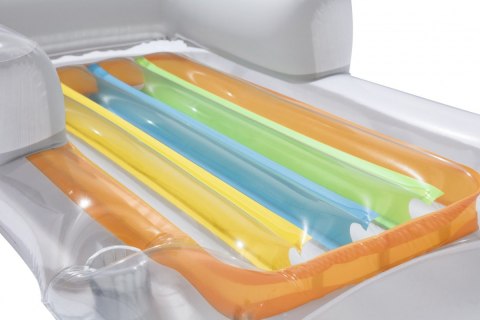 Dmuchany Materac do pływania Leżak Biały BESTWAY 161x84cm + Oparcie