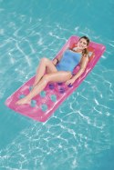 Dmuchany Materac plażowy Różowy 188x71cm BESTWAY + Przezroczyste Okienko