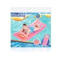 Dmuchany Materac plażowy Różowy 188x71cm BESTWAY + Przezroczyste Okienko