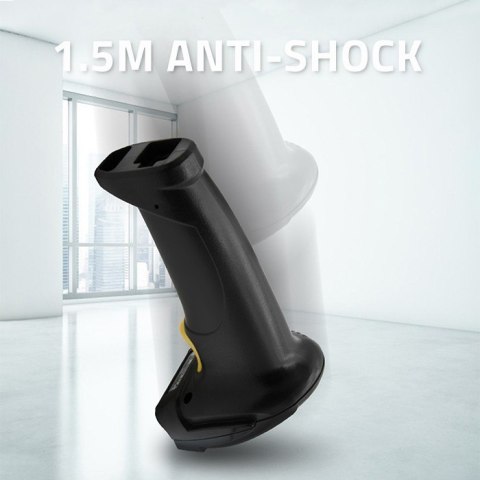 Qoltec Skaner czytnik kodów kreskowych i QR | 1D 2D | USB | Szybki