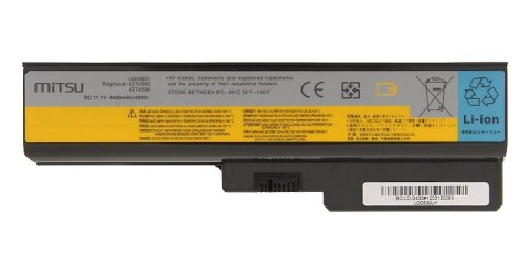 Bateria Mitsu do Lenovo IdeaPad G450, G530, G550