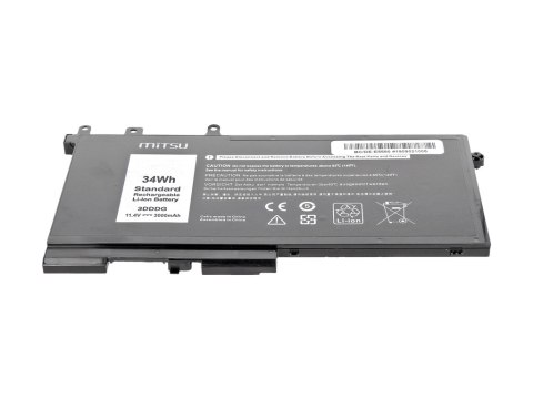 Bateria Mitsu do Dell Latitude E5280, E5480, E5580