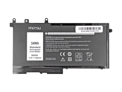 Bateria Mitsu do Dell Latitude E5280, E5480, E5580