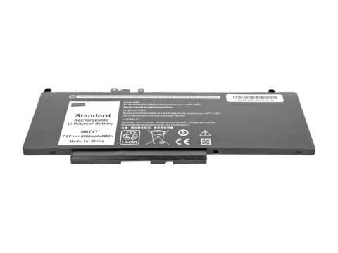 Bateria Mitsu do Dell Latitude E5470, E5570 - 7.6V