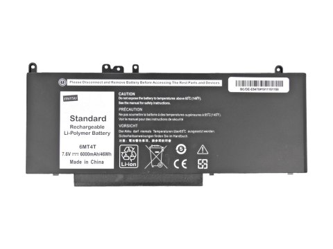 Bateria Mitsu do Dell Latitude E5470, E5570 - 7.6V