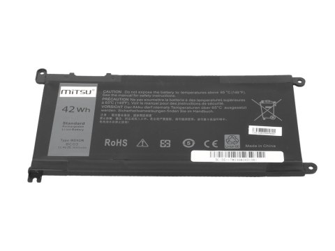 Bateria Mitsu do Dell Vostro 14 (5468), Inspiron 15 (5568) - 3100mAh