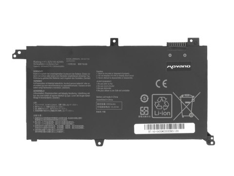 Bateria Movano do Asus Vivobook S14, S430, X430U, K430
