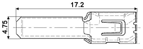 KONEKTOR MĘSKI KSW-4.7/1.0*P100