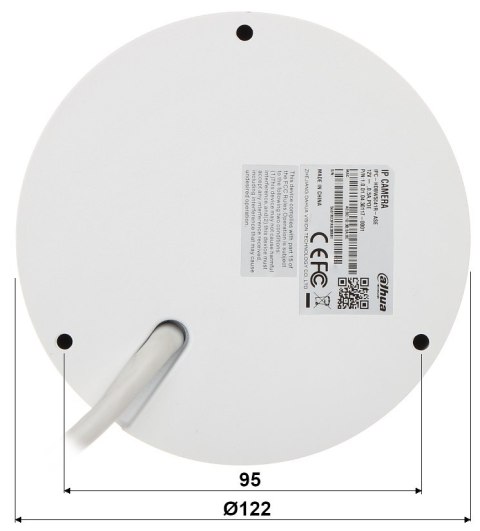 KAMERA WANDALOODPORNA IP IPC-HDBW5241R-ASE-0280B - 1080p 2.8 mm DAHUA