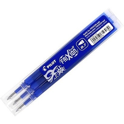 Wkłady wymazywalne Pilot Frixion M 0.7mm lazurowe (3)