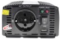 PRZETWORNICA NAPIĘCIA Green Cell 12V / 230V 500W/1000W MODYFIKOWANA SINUSOIDA