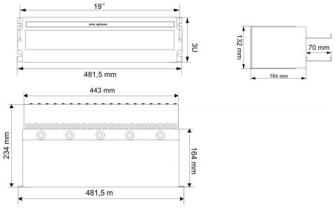 OBUDOWA A19-TS-35/OB-3U/160