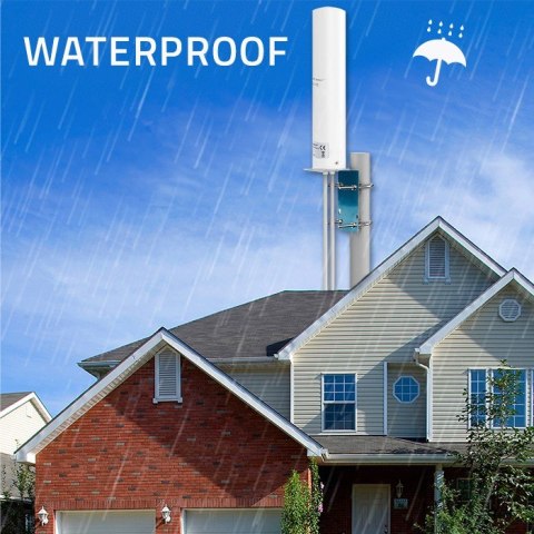 Qoltec Antena 4G LTE DUAL | 12dBi | dookólna | zewnętrzna