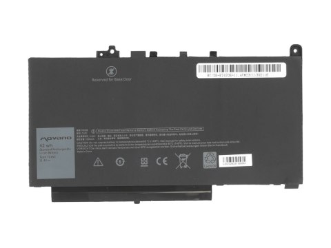 Bateria Movano do Dell Latitude E7270, E7470 - 11.4V