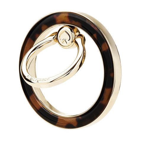 Kate Spade New York Magnetic Ring Stand - Uchwyt MagSafe na palec z funkcją podstawki (Tortoiseshell)