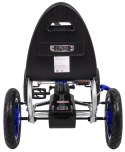 Gokart Full Ahead AIR na pedały dla dzieci 3+ Niebieski + Regulacja siedziska + Pompowane koła + Hamulec ręczny
