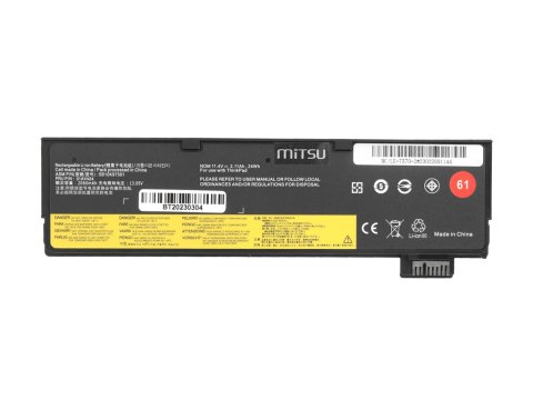 Bateria Mitsu do Lenovo ThinkPad T570 (2140mAh)