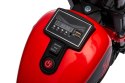 Motorek Chopper FASTER na akumulator dla dzieci Czerwony + Radio FM + Panel audio + LED