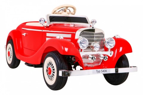 Mercedes Benz Retro 540A dla dzieci Czerwony