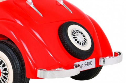 Mercedes Benz Retro 540A dla dzieci Czerwony