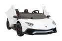 Auto Lamborghini Aventador SV na akumulator dla 2 dzieci Biały
