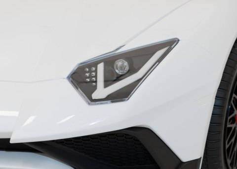 Auto Lamborghini Aventador SV na akumulator dla 2 dzieci Biały