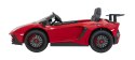 Auto Lamborghini Aventador SV na akumulator dla 2 dzieci Czerwony + Pilot 2,4 GHz + Pianka EVA + Audio LED