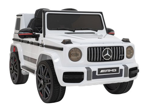 Mercedes AMG G63 dla dzieci Biały + Pilot