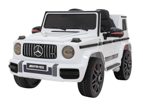 Mercedes AMG G63 dla dzieci Biały + Pilot