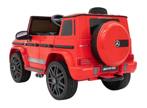 Mercedes AMG G63 dla dzieci Czerwony + Pilot