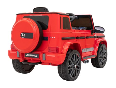 Mercedes AMG G63 dla dzieci Czerwony + Pilot