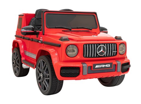 Mercedes AMG G63 dla dzieci Czerwony + Pilot