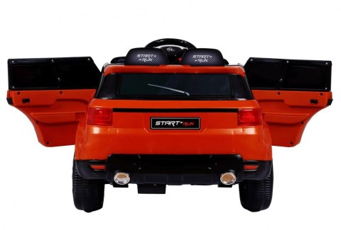 Autko Start Run na akumulator, Pomarańczowy SUV + Pilot