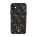 Guess 4G Triangle Metal Logo - Etui iPhone 11 (czarny)