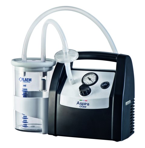 FLAEM ASPIRA 13,5L/MIN Ssak medyczny, pojemnik 1 l, do pracy ciągłej
