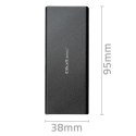 Qoltec Aluminiowa Obudowa | Kieszeń na dysk M.2 SSD | SATA | NGFF | USB 3.0 | Super speed 5Gb/s | 2TB | Czarny