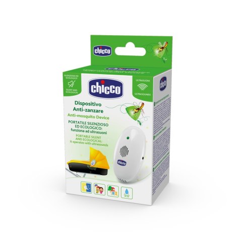 CHICCO NATURALZ Odstraszacz komarów przenośny, ultradźwiękowy, 100 h pracy