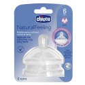 CHICCO NATURALFEELING 6M+ SZYBKI Smoczek antykolkowy, silikonowy