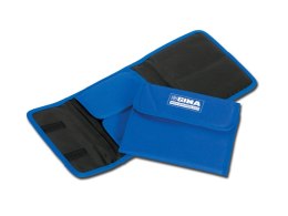 GIMA Etui na 12 fiolek, pokrowiec z przegródkami, niebieski