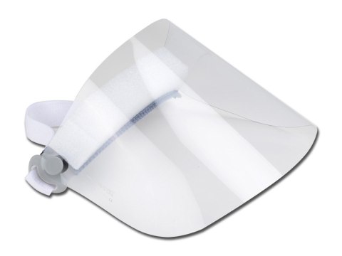 GIMA Maska PRO Maska ochronna twarzy, przezroczysta, 90°, zabezpieczenia