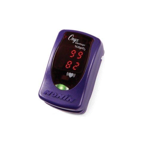 NONIN ONYX VANTAGE 9590 Pulsoksymetr, czerwony, wytrzymały do trudnych warunków