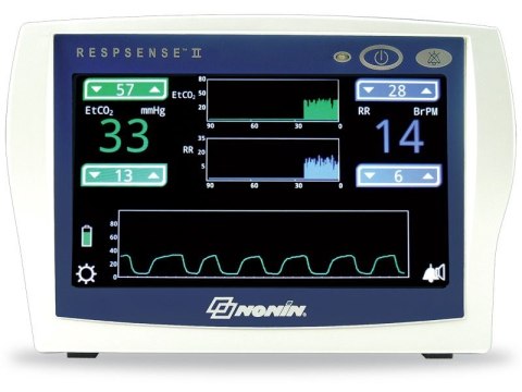 NONIN RESPSENSE II WIDESCREEN Kapnograf przenośny, ekran dotykowy 17 cm
