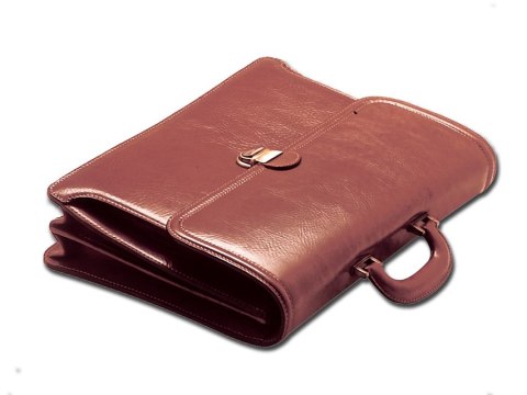 GIMA PRIMATO Torba lekarska, skórzana, dwukomorowa, brązowa