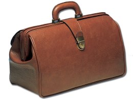 GIMA SUPERTEXAS KONIAK Torba lekarska ze skaju, z kieszenią zewnętrzną, 42×21×25 cm