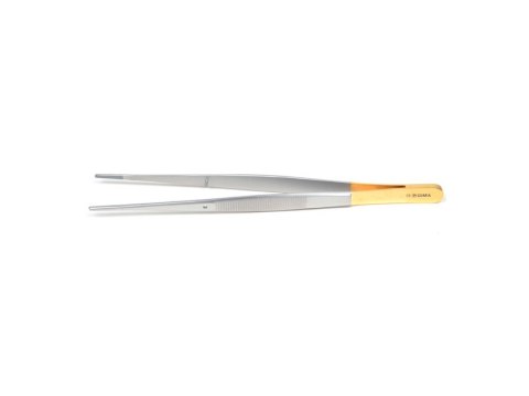 GIMA POTTS SMITH 18 cm Złota pinceta z wolframu, chirurgiczna