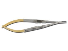 GIMA CASTROVIEJO DO IGIEŁ 14 cm Narzędzie chirurgiczne, wolframowe, złoty uchwyt