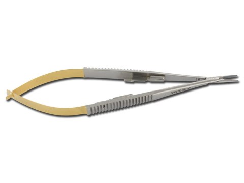 GIMA CASTROVIEJO DO IGIEŁ 14 cm Narzędzie chirurgiczne, wolframowe, złoty uchwyt
