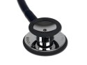 GIMA ERKA FINESSE LIGHT BLACK Stetoskop, dwukanałowy, głowica z mosiądzu