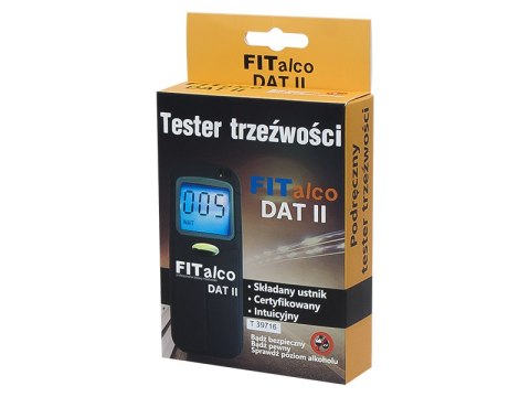AMII FITALCO DAT II Alkomat tester trzeźwości, półprzewodnikowy z LCD i ustnikami