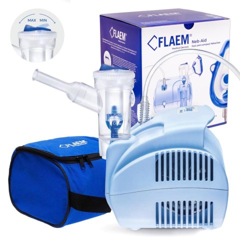 FLAEM NEBAID LINE UP Inhalator pneumatyczno-tłokowy, RF7 Dual Speed